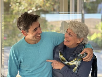 Co-founder, Alexi Suvacioglu, with his mother