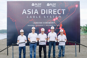 PLDT Bolsters PH Digital Advantage, Completes Landing of Asia Direct Cable System PH Segment