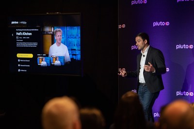 Olivier Jollet, Executive Vice President of International & General Manager Pluto TV at Paramount, at the Pluto TV Canada Launch Event (CNW Group/Pluto TV (Canada))