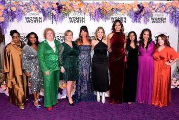 The 2022 L'Oréal Paris Women of Worth Honoree class attend the 17th Annual L'Oréal Paris Women of Worth Celebration at The Ebell of Los Angeles on December 1, 2022 in Los Angeles (Photo by Vivien Killilea/Getty Images for L’Oréal Paris)