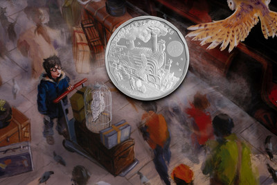 The Royal Mint launches the second coin in the official UK Harry Potter Coin Collection, featuring the Hogwarts Express.