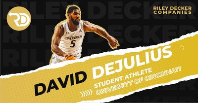 Riley Decker Companies signs University of Cincinnati basketball player, David DeJulius, as a NIL Partner.