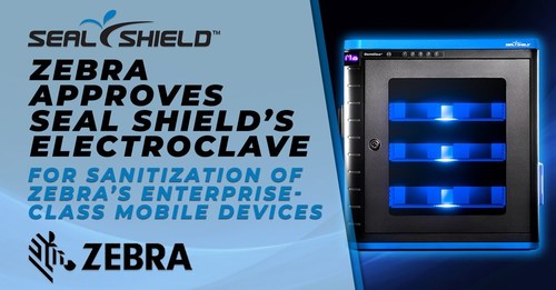 Seal Shield’s ElectroClave for Mobile Device Sanitization Works with Zebra Technologies’ Enterprise Mobile Computers