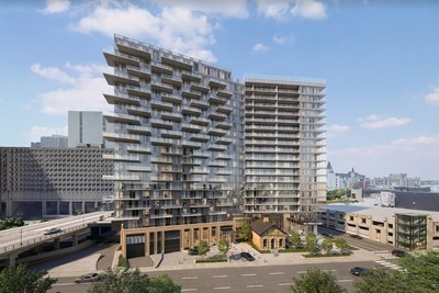 Cadillac Fairview begins construction of first residential rental project - 288-unit building connected to CF Rideau Center (CNW Group / Cadillac Fairview Corporation Limited)
