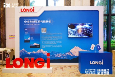 LONGi showcased the company’s 2nd White Paper on Climate Action at the event.