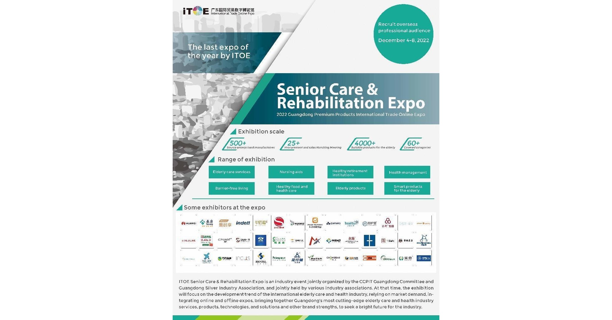 The 2022 ITOE Senior Care & Rehabilitation Expo Kicks Off