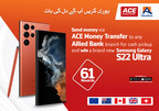ACE Money Transfer e Allied Bank Limited, mettono in palio 61 Samsung Galaxy S22 Ultra ai pakistani all'estero