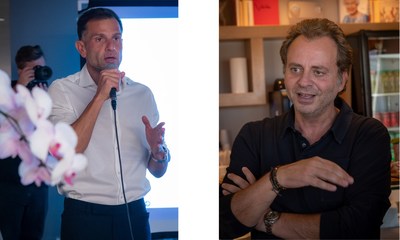 (Left) Alexandre Birman, founder of the eponymous brand and CEO of Arezzo&Co Group (Right) Hakan Baykam, founder and president, Istituto Marangoni Miami. "It's these types of mentorship opportunities, such as the one with Alexandre Birman, that truly shapes the future of the fashion industry. Hosting this event during Art Basel Miami and being at the center of the excitement, drives the Miami Fashion Movement forward," said Baykam.