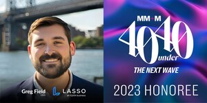 Greg Field, CEO of Lasso, Named to MM+M's 40 Under 40 List