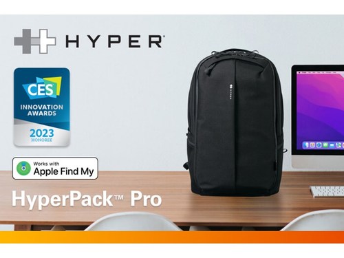 HyperPack Pro is the creative professional’s mobile tool kit. A versatile and lightweight 22L backpack featuring an Apple® Find My™ compatible location module, tech protection, and pass-through charging. HyperPack Pro is the creative professional’s mobile tool kit. A versatile and lightweight 22L backpack featuring an Apple® Find My™ compatible location module, tech protection, and pass-through charging.