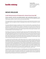 Lundin Mining Announces TSX Approval for a Normal Course Issuer Bid (CNW Group/Lundin Mining Corporation)