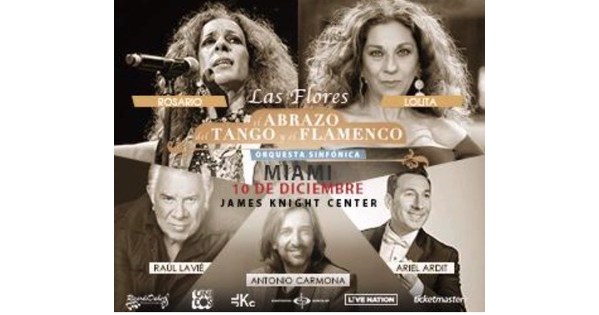 Rosario & Lolita Flores Performing December 10 at the James L Knight Center in Miami