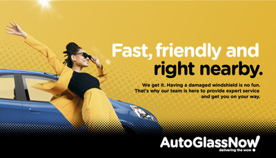 Auto Glass Now's new branding will focus on the fast, friendly, and right nearby customer value proposition.