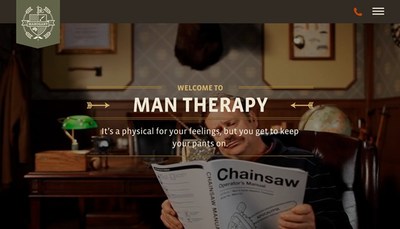 University of Maryland and Grit Digital Health Announce New Research on Man Therapy(R), An Innovative Men’s Mental Health Intervention