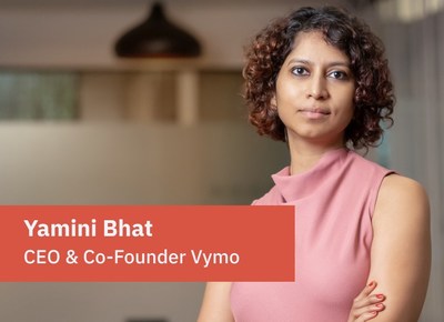 Yamini Bhat, Co-Founder & CEO of Vymo, wins the Businessworld 40 Under 40 Award.
