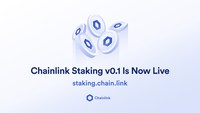 Chainlink Staking v0.1 is now available!