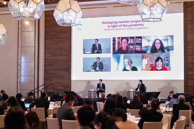 Dr Linda Darling-Hammond, 2022 Yidan Prize for Education Research Laureate and Founder of the Learning Policy Institute, and other panelists speak on the 2022 Yidan Prize Summit panel, ‘Reshaping teacher preparation in light of the pandemic’
