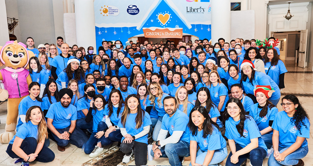 Spin Master and Liberty Entertainment Group Reunite to Celebrate 10th Annual Caring & Sharing Holiday Event in Support of the Children's Breakfast Clubs - Vimarsana News