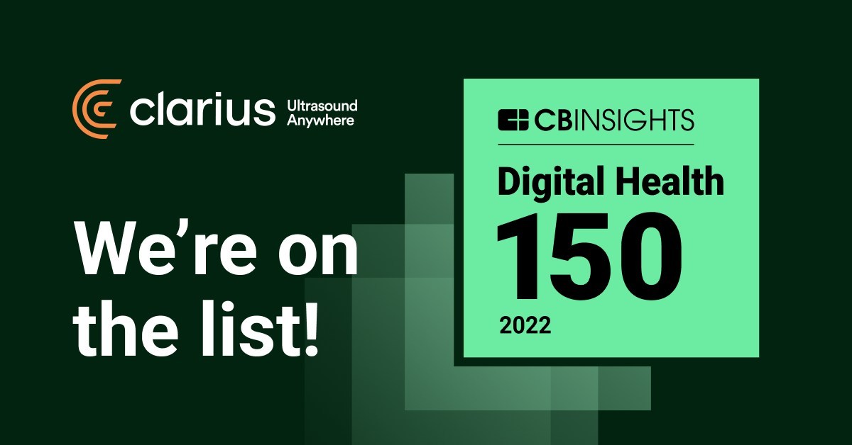 CB Insights Names Clarius Mobile Health to Its Digital Health 150 List