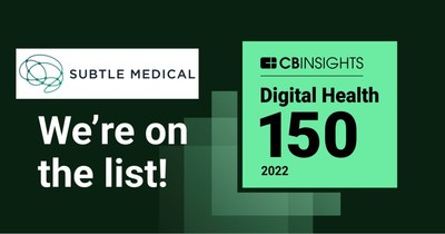 Subtle Medical Named to CB Insights Top Digital Health 150