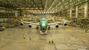 Final Boeing 747 Airplane Leaves Everett Factory