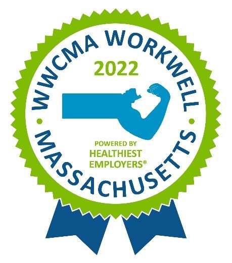 Massachusetts' BLUE CROSS BLUE SHIELD NAMED 2022 WWCMA WORKWELL MASSACHUSETS AWARDS WINNER FOR EXEMPLARY WORKPLACE HEALTH