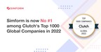 Simform is Recognized as the Best Global Service Provider in 2022 by Clutch