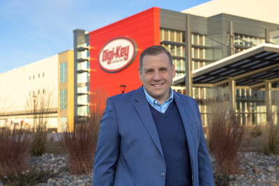 Jeff Poulos, vice president of order fulfillment operations for Digi-Key, is named a 40 Under 40 recipient by Prairie Business magazine.