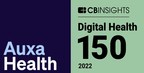 Auxa Health Named to the 2022 CB Insights Digital Health 150 -- List of Most Innovative Digital Health Startups in the World