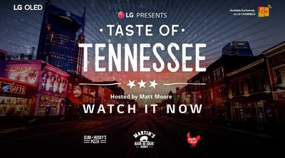 LG and the Tennessee Titans have teamed up on an exclusive original content series Taste of Tennessee which will offer viewers a look at the creative foods and culinary culture from Nashville's most passionate chefs and popular eateries.
