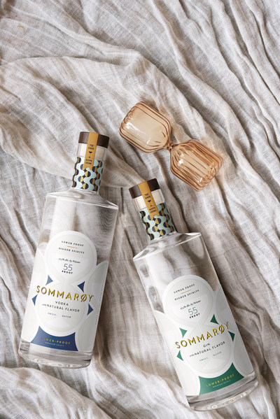 Sommarøy Spirits Gin and Vodka - 55-Proof (27.5%)