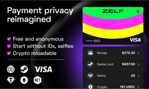 ZELF Launches Anonymous Debit Card with Crypto Recharge