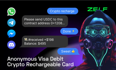 Future of Crypto Payments: Get Ready for ZELF's Anonymous Debit Card with Crypto Recharge