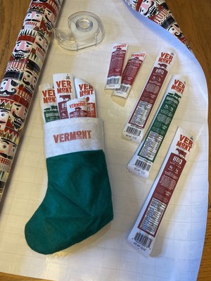 Busy gift-givers this holiday season looking for healthy, nitrate-free, antibiotic-free, allergen-friendly, gluten-free stocking stuffers are choosing Vermont Smoke & Cure’s meat sticks for the meat-lovers in their life.