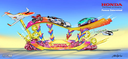 Honda Determination to Advance Future of Mobility Set to Shine at 2023 Rose Parade®