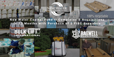 New Water Capital Fund II acquires North American FIBC providers Bulk Lift and Bagwell