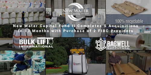 New Water Capital Fund II收购北美FIBC供应商Bulk Lift和Bagwell