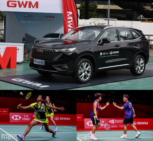 GWM, patrocinadora do BWF World Tour Finals 2022, defende um estilo de vida simples e inteligente (PRNewsfoto/GWM)