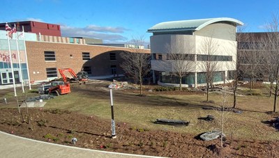Funds from this installment of the Green Partnership Grant will be dedicated primarily to planting 642 shrubs and 28 trees in the courtyard at the Seneca@York Campus. (CNW Group/Seneca College)
