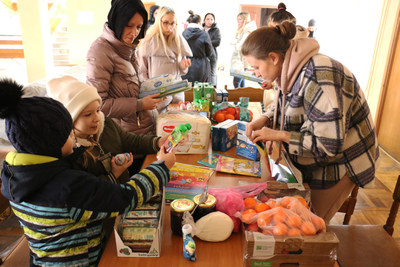 Collective centers in old sanatorium where mostly mothers and children fled from conflict zones in other parts of Ukraine. Credit: People In Need