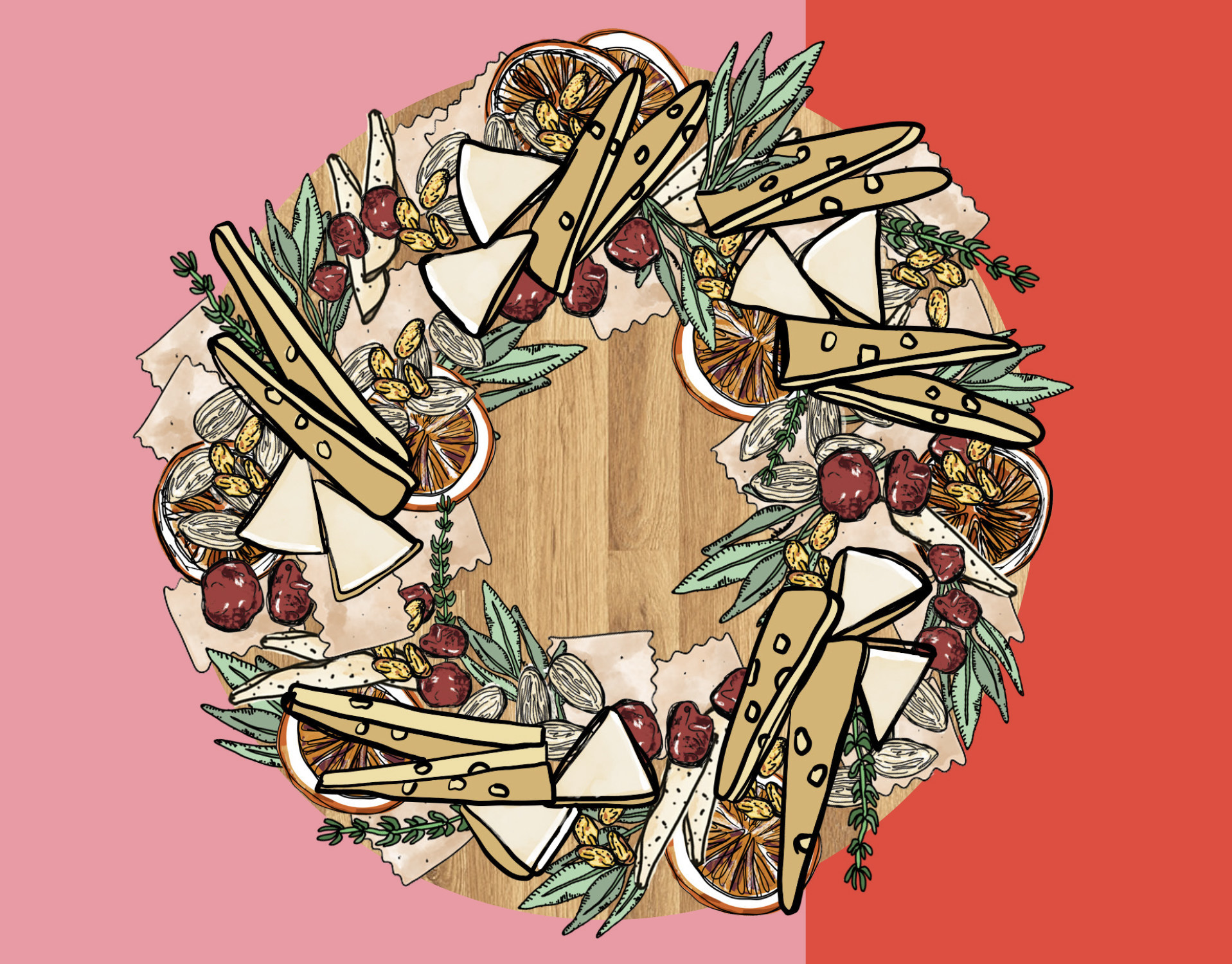 Real California Milk Celebrates the Season of Giving with the California Cheese Wreath Kit, The Edible Gift That Gives Back to Communities in Need
