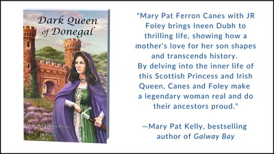 Dark Queen of Donegal has received acclaim from other well-known authors of Irish historical fiction, such as Mary Pat Kelly.