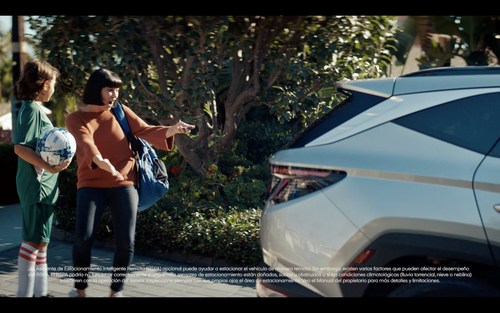 Hyundai Coach Mom | Screen grab of Hyundai’s TV ad with Lopez Negrete Communications to promote the 2023 Tucson, Friday, Dec. 9, 2022.