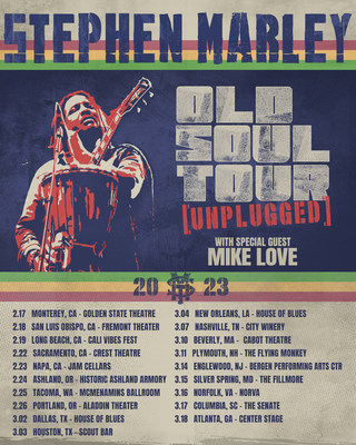Kx Family Care pop-up shops will be available on select dates of Stephen Marley's upcoming Old Soul Tour - Unplugged 2023.
