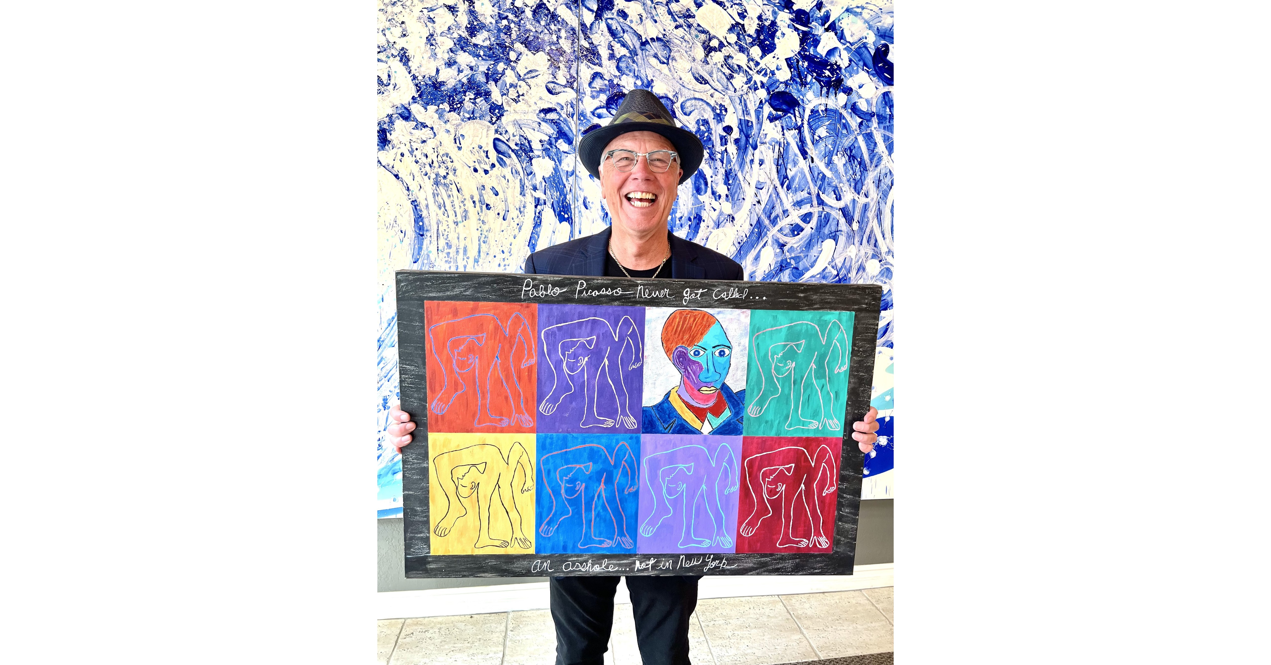 Picasso Goes Punk in Bold Contemporary Painting