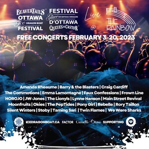 BEAVERTAILS OTTAWA ICE DRAGON BOAT FESTIVAL PRESENTS LIVE @ THE RAINBOW