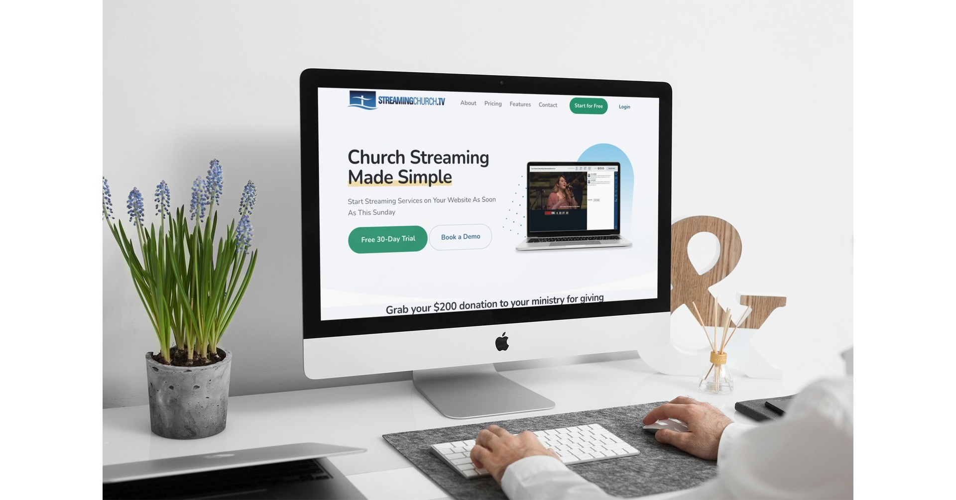 StreamingChurch.tv Offers 200 Donations to Churches That Live Stream Services in December