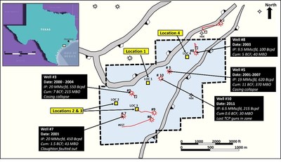 Figure 1. Grand Slam location map, well highlights, and new drilling locations. (CNW Group/Canada Energy Partners Inc.)