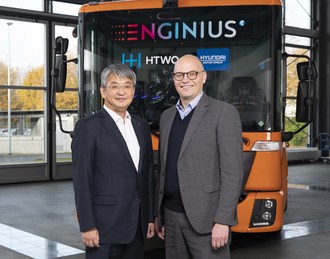 现代汽车集团的HTWO燃料电池技术将为FAUN的ENGINIUS商用卡车提供清洁动力