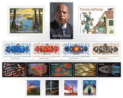 USPS unveils new postage stamps ahead of Hispanic Heritage Month
